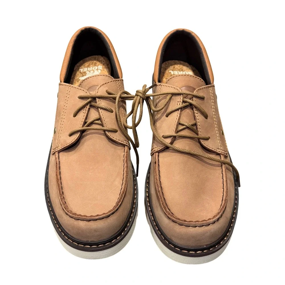 Sorel Slabtown Mariner 62' Leather Shoes Velvet Tan Men's 12 Business Casual